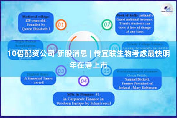 10倍配资公司 新股消息 | 传宜联生物考虑最快明年在港上市